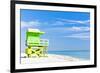 Cabin Miami Beach Florida-null-Framed Art Print