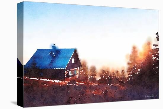 Cabin on a Hill-Denise Brown-Stretched Canvas