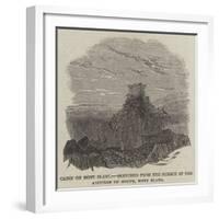 Cabin on Mont Blanc, Sketched from the Summit of the Aiguille Du Goute, Mont Blanc-null-Framed Giclee Print