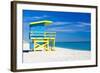 Cabin on the Beach, Miami Beach, Florida, USA-phbcz-Framed Photographic Print