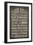 Cabin Rules-Erin Clark-Framed Giclee Print