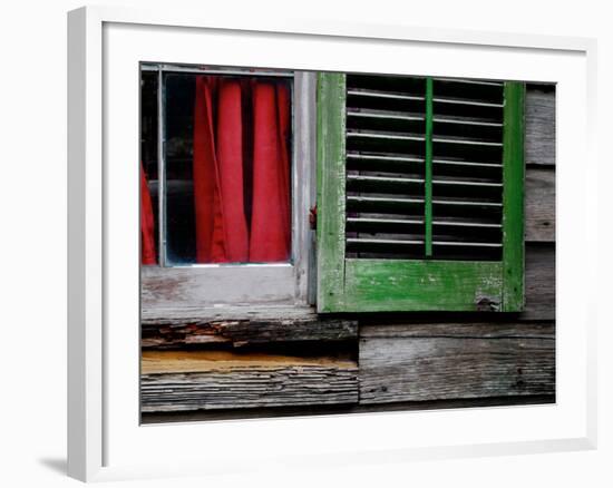 Cabin Shutters-Gail Peck-Framed Photographic Print