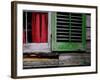 Cabin Shutters-Gail Peck-Framed Photo