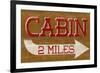 Cabin Sign-null-Framed Art Print