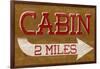 Cabin Sign-null-Framed Art Print