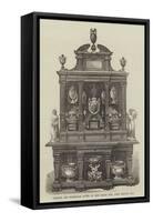 Cabinet and Porcelain Given to the Right Honourable John Bright-null-Framed Stretched Canvas