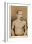 Cabinet Card of a Tattooed Man, C.1899-Charles Eisenmann-Framed Photographic Print