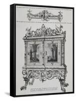 Cabinet for Countess of Waldegrave from Art Journal Catalogue, United Kingdom-null-Framed Stretched Canvas