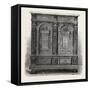 Cabinet for Plate, Furniture, 1882-null-Framed Stretched Canvas