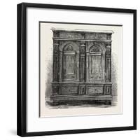 Cabinet for Plate, Furniture, 1882-null-Framed Giclee Print