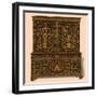 Cabinet press inlaid with marquetry, 1905-Shirley Slocombe-Framed Giclee Print