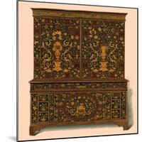 Cabinet press inlaid with marquetry, 1905-Shirley Slocombe-Mounted Giclee Print