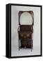 Cabinet Surmounted by a Mirror with Art Nouveau Style Decorative Inlays-Carlo Zen-Framed Stretched Canvas