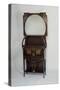 Cabinet Surmounted by a Mirror with Art Nouveau Style Decorative Inlays-Carlo Zen-Stretched Canvas