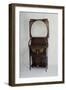 Cabinet Surmounted by a Mirror with Art Nouveau Style Decorative Inlays-Carlo Zen-Framed Giclee Print