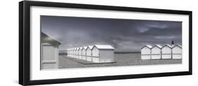 cabins beach-Gilbert Claes-Framed Photographic Print