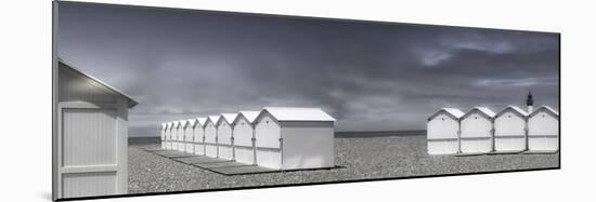 cabins beach-Gilbert Claes-Mounted Photographic Print