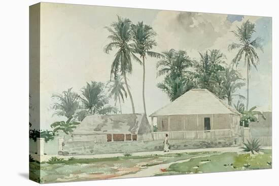 Cabins, Nassau, 1885-Winslow Homer-Stretched Canvas