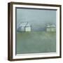 Cabins V-Sharon Gordon-Framed Art Print