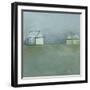 Cabins V-Sharon Gordon-Framed Art Print