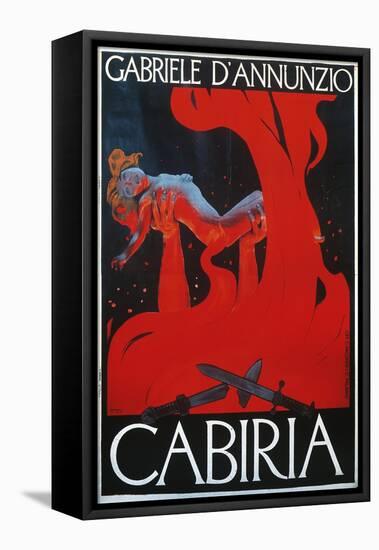 Cabiria, Written-Gabriele D'Annunzio-Framed Stretched Canvas