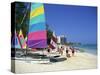 Cable Beach, Nassau, Bahamas, West Indies, Central America-Lightfoot Jeremy-Stretched Canvas