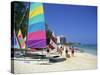 Cable Beach, Nassau, Bahamas, West Indies, Central America-Lightfoot Jeremy-Stretched Canvas