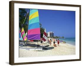 Cable Beach, Nassau, Bahamas, West Indies, Central America-Lightfoot Jeremy-Framed Photographic Print