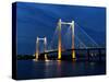 Cable Bridge in the Evening.-gjphotography-Stretched Canvas