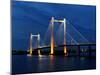 Cable Bridge in the Evening.-gjphotography-Mounted Photographic Print