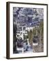 Cable Car Above Whistler Resort, Venue of the 2010 Winter Olympic Games, British Columbia, Canada-Christian Kober-Framed Photographic Print