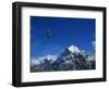 Cable Car and Mt Wetterhorn, Grindelwald, Bernese Oberland, Switzerland-Hans Peter Merten-Framed Photographic Print