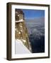 Cable Car Approaching Aiguille Du Midi Summit, Chamonix-Mont-Blanc, French Alps, France, Europe-Richardson Peter-Framed Photographic Print