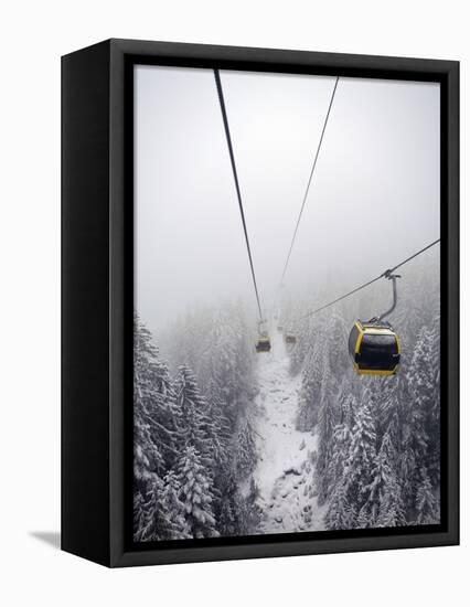 Cable car, Austria-Howard Kingsnorth-Framed Stretched Canvas