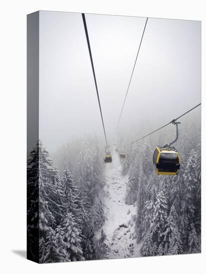 Cable car, Austria-Howard Kingsnorth-Stretched Canvas