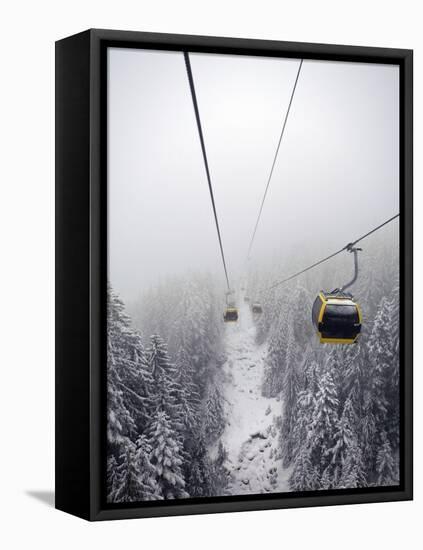 Cable car, Austria-Howard Kingsnorth-Framed Stretched Canvas