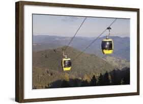 Cable Car, Belchen Summit, Black Forest, Baden Wurttemberg, Germany, Europe-Markus Lange-Framed Photographic Print