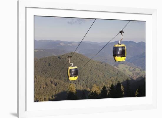 Cable Car, Belchen Summit, Black Forest, Baden Wurttemberg, Germany, Europe-Markus Lange-Framed Photographic Print