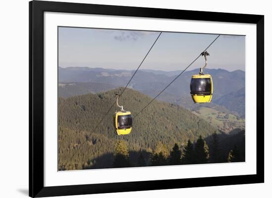 Cable Car, Belchen Summit, Black Forest, Baden Wurttemberg, Germany, Europe-Markus Lange-Framed Photographic Print