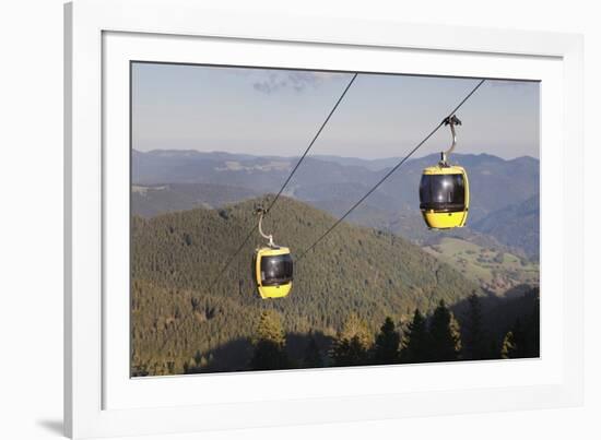 Cable Car, Belchen Summit, Black Forest, Baden Wurttemberg, Germany, Europe-Markus Lange-Framed Photographic Print