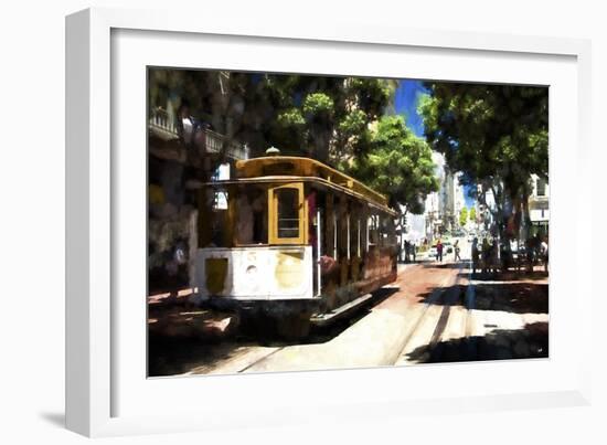 Cable Car City-Philippe Hugonnard-Framed Giclee Print