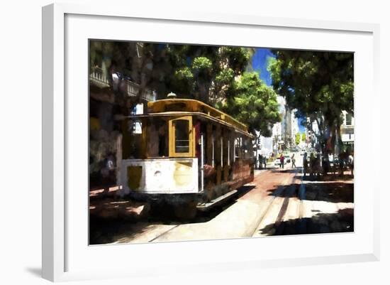 Cable Car City-Philippe Hugonnard-Framed Giclee Print