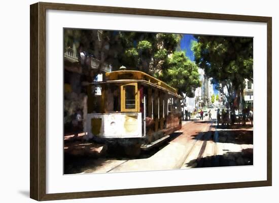 Cable Car City-Philippe Hugonnard-Framed Giclee Print