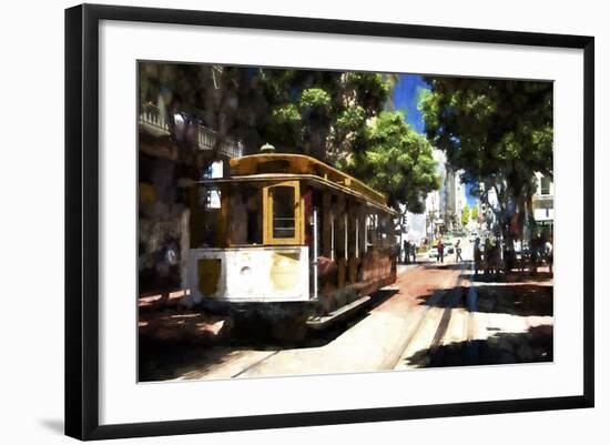 Cable Car City-Philippe Hugonnard-Framed Giclee Print