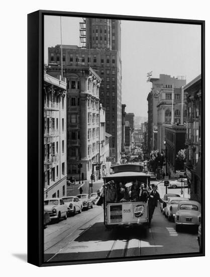 Cable Car Engagement Party-null-Framed Stretched Canvas