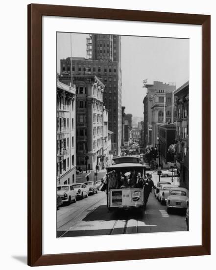 Cable Car Engagement Party-null-Framed Photographic Print