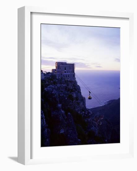 Cable Car Going up Table Mountain, Cape Town, South Africa, Africa-Yadid Levy-Framed Photographic Print