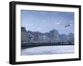 Cable Car, Grenoble, Isere, France-Walter Bibikow-Framed Photographic Print