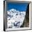 Cable Car in Front of Mt. Blanc from Mt. Brevent, Chamonix, Haute Savoie, Rhone Alpes, France-Jon Arnold-Framed Photographic Print