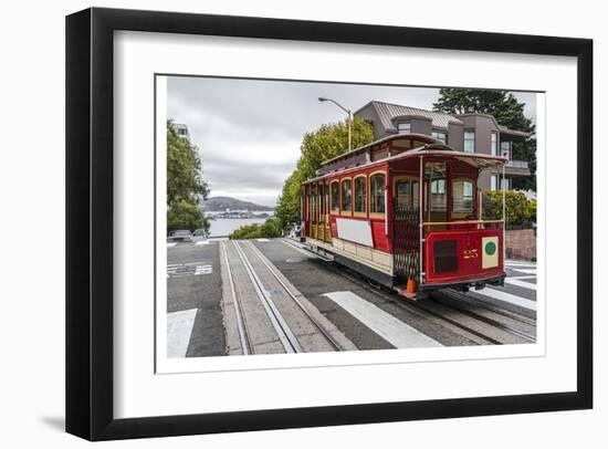 Cable Car in San Francisco-null-Framed Art Print